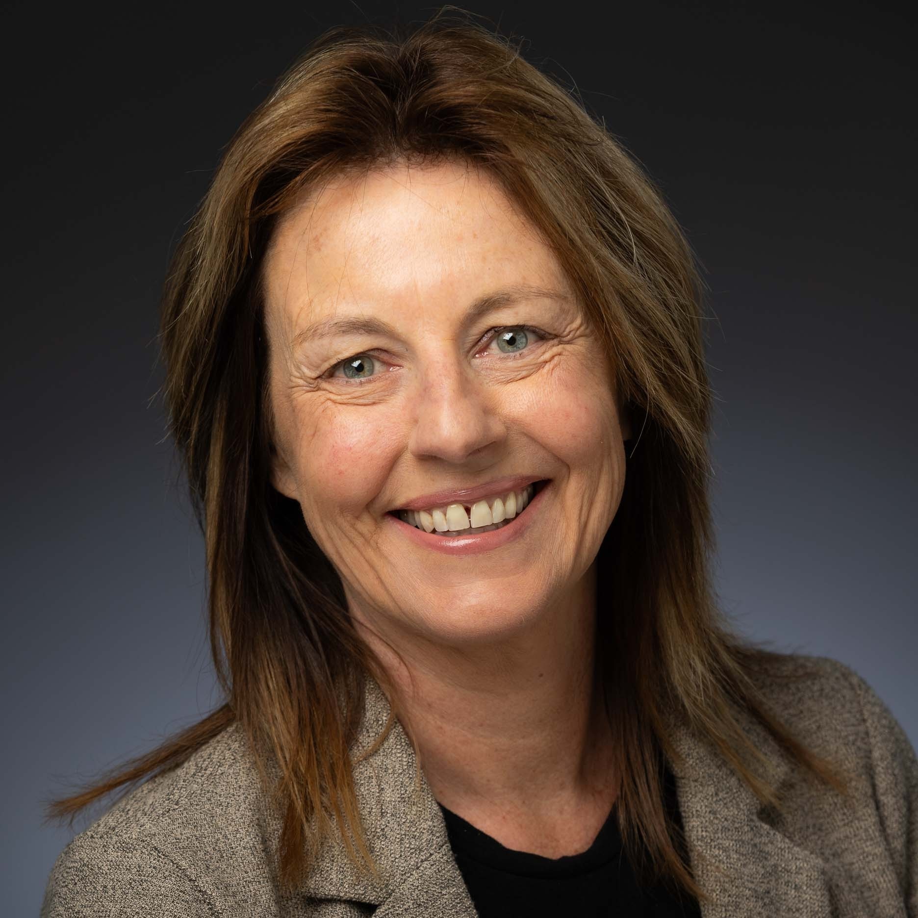 Professional portrait of Shelly Gable, Dean of the Division of Mathematical, Life, and Physical Sciences at UC Santa Barbara.
