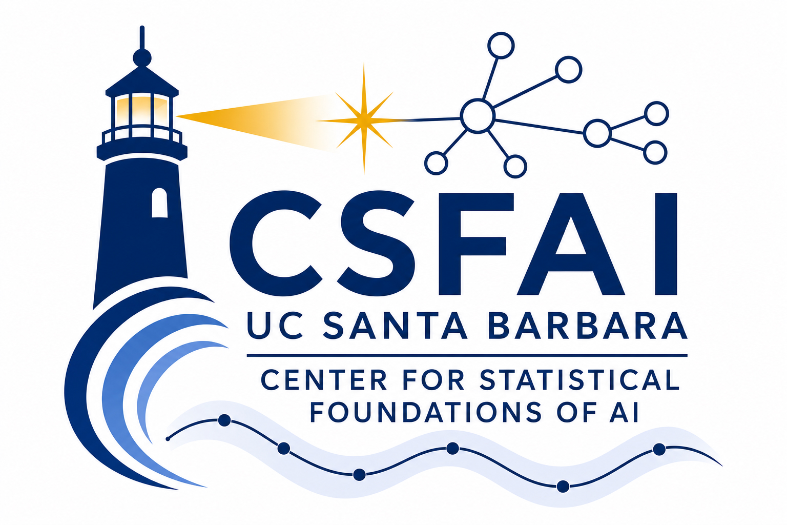 Center for Statistical Foundations of AI logo.