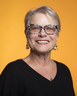 A professional headshot of Emeritus Professor Brenda Major.