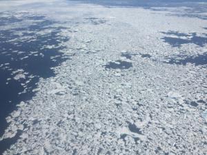 Ice in the Beaufort Sea taken during the 2014 Seasonal Ice Zone Reconnaissance Survey.