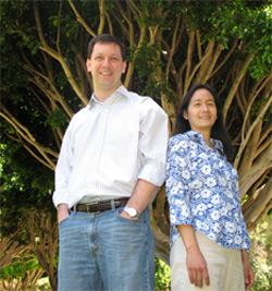 Joe McFadden and Jennifer Y. King Credit: George Foulsham, Office of Public Affairs, UCSB